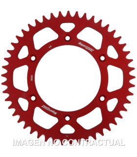 Corona Supersprox Aluminio Roja 49 D