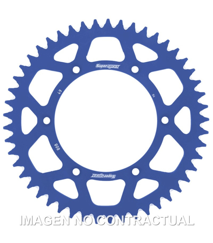 Corona Supersprox Aluminio Azul 49 D