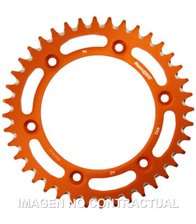 Corona Supersprox Aluminio Naranja 40 D