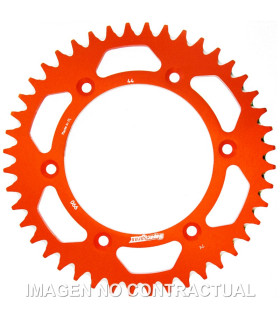 Corona Supersprox Aluminio Naranja 44 D