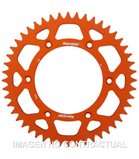 Corona Supersprox Aluminio Naranja 48 D