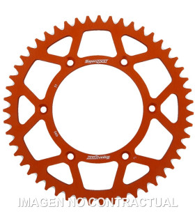 Corona Supersprox Aluminio Naranja 51 D