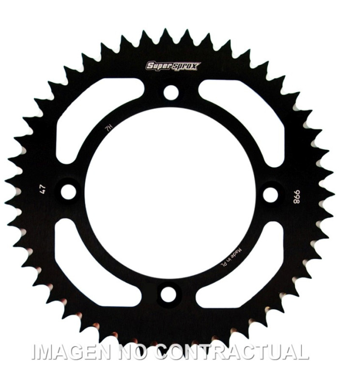 Corona Supersprox Aluminio Suzuki - Yamaha 428 x 47
