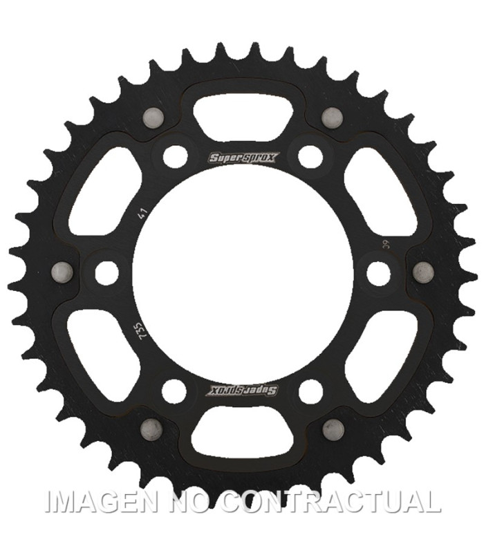 Corona Supersprox Stealth Negra Ducati 520 x 41
