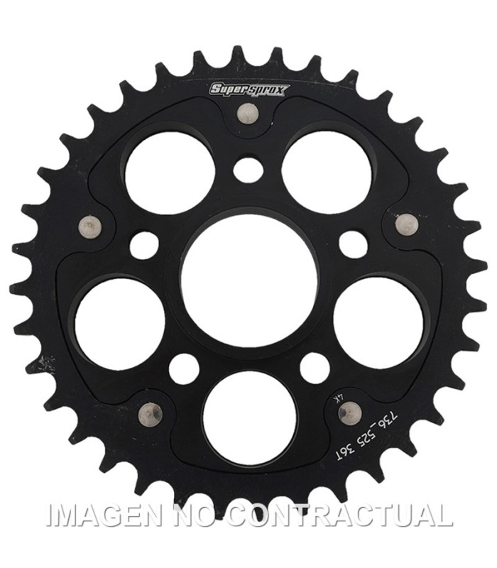 Corona Supersprox Stealth Negra Ducati 525 x 36