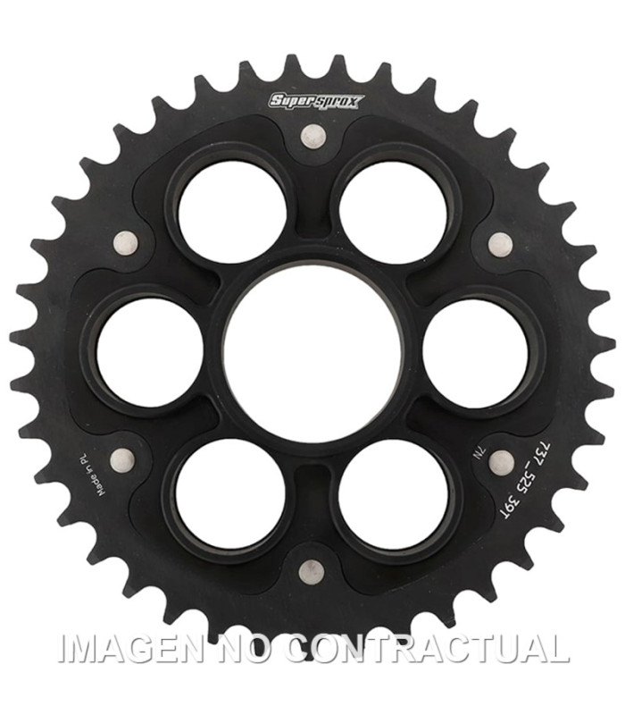 Corona Supersprox Stealth Negra Ducati 525 x 39