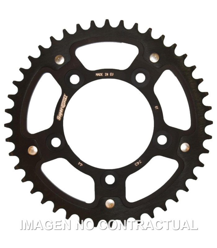 Corona Supersprox Stealth Negra Ducati 520 x 44