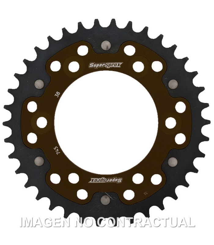 Corona Supersprox Stealth Negra Ducati 525 x 38