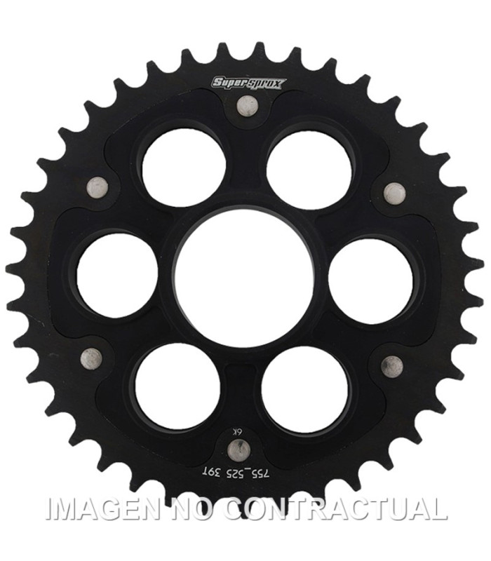 Corona Supersprox Stealth Negra Ducati 525 x 39