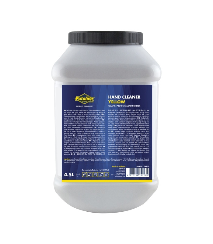 LIMPIADOR MANOS PUTOLINE HAND CLEANER YELLOW 4,5 L