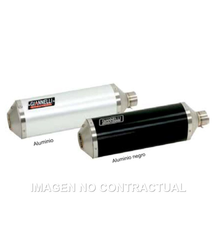 Silencioso Giannelli Aluminio Negro Kawasaki ZX10