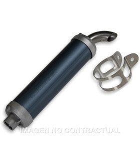 Silenciador Ø 60 aluminio para escape scooter racing MHR