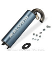 Silencioso aluminio Malossi escape Flip Homologado
