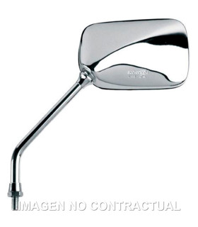 Espejo HERT cromado Moto Custom Izquierdo