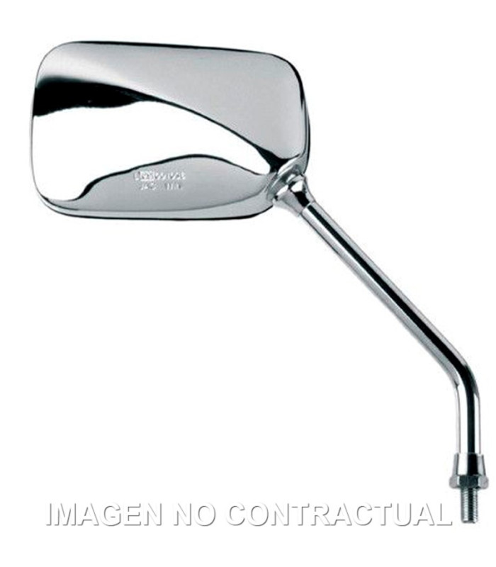 Espejo HERT cromado Moto Custom Derecho