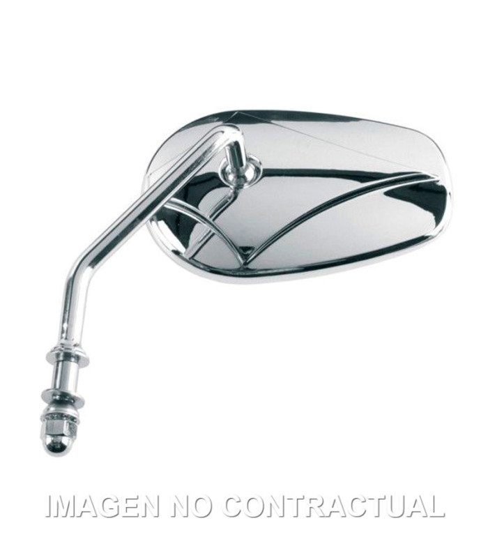 Espejo HERT Cromado Harley Davidson Izquierdo
