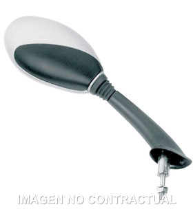 Espejo HERT negro/gris Vespa ET2 50 Derecho