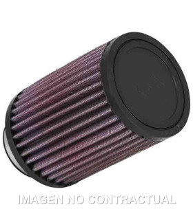Filtro Pott. K&N Cilíndrico goma D. 52 mm