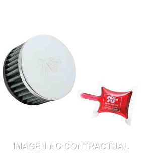 Filtro Potencia K&N Cromado Universal