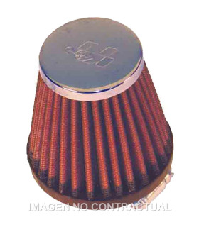 Filtro PTT K&N cónico cromado D interior 40 mm