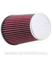 Filtro de potencia K&N goma c/Tapa cromada D.70mm