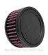 Filtro de aire K&N Universal de goma 1-11/16'FLG, 4'OD, 2'H