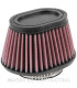 Filtro Potencia K&N Oval Tapa Goma D. 62 mm