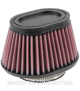 Filtro Potencia K&N Oval Tapa Goma D. 62 mm