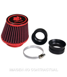 FILTRO POTENCIA MALOSSI RED FILTER E18 Ø 42/50/60 PHBH - MIKUNI - KEIHIN