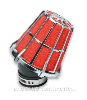 Filtro Potencia E5 Cromado S/Caja Carburador PHVA