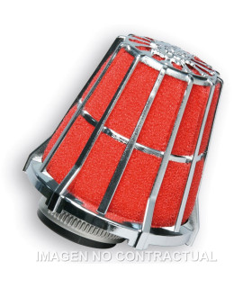 Filtro Aire C/Caja Cromada Carburador PHBL Jog