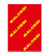 Hoja elemento filtrante Malossi Red Sponge