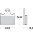 Pastilla de freno SBS P573-LF