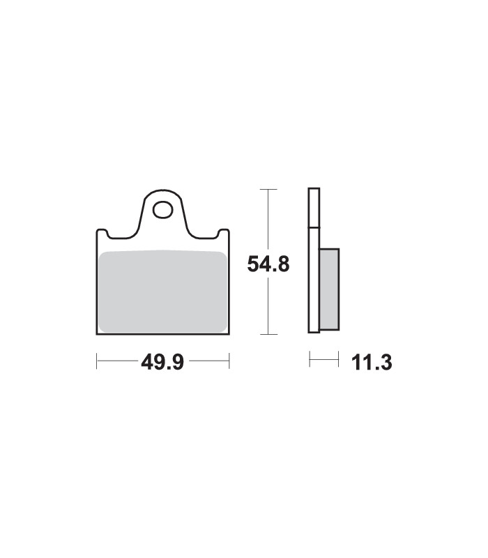 Pastilla de freno SBS P573-LF