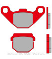 Pastilla Freno Malossi Brake Pads MHR Derbi Senda X Trem 50