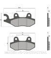 PASTILLAS FRENO MALOSSI BRAKE PADS APRILIA RS 125