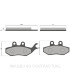 PASTILLA FRENO MALOSSI BRAKE PADS TRASERA PIAGGIO MEDLEY 125