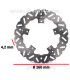 DISCO FRENO MALOSSI WOOP DISC APRILIA SR MAX 125