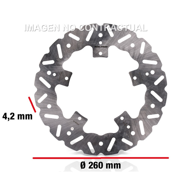 DISCO FRENO MALOSSI WOOP DISC APRILIA SR MAX 125