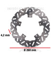 DISCO FRENO MALOSSI WOOP DISC APRILIA SR MAX 125