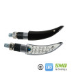 INTERMITENTES CON LED LAMPA KATANA 12V NEGRO
