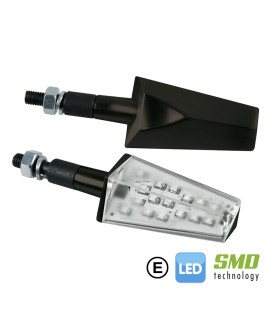 INTERMITENTES CON LED LAMPA DUKE 12V NEGRO