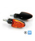 INTERMITENTES DE LED LAMPA ARROW 12V NEGRO