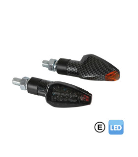INTERMITENTES CON LED LAMPA TUAREG 12V CARBON