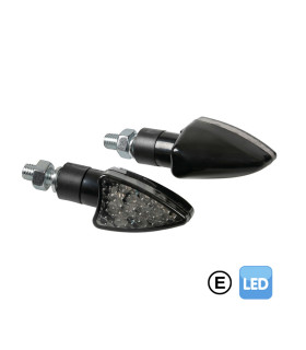 INTERMITENTES CON LED LAMPA ARROW-2 12V LED NEGRO