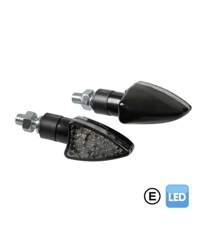INTERMITENTES CON LED LAMPA ARROW-2 12V LED NEGRO