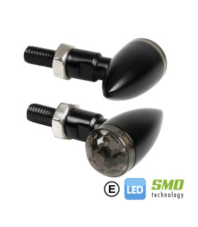 INTERMITENTES DE LED LAMPA DROP NEGRO