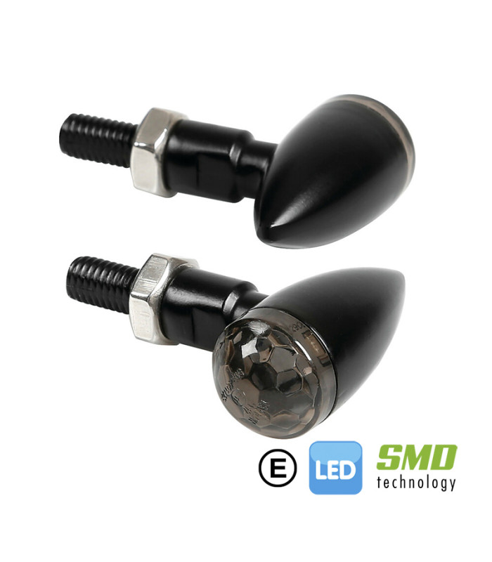 INTERMITENTES DE LED LAMPA DROP NEGRO