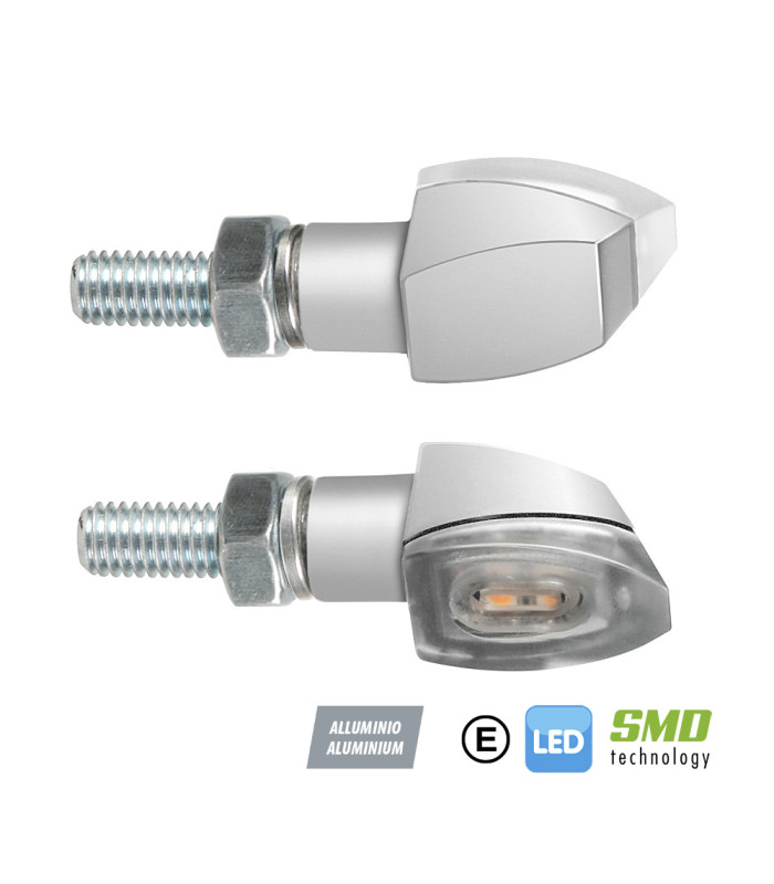 INTERMITENTES DE LED LAMPA VOLT PLATA