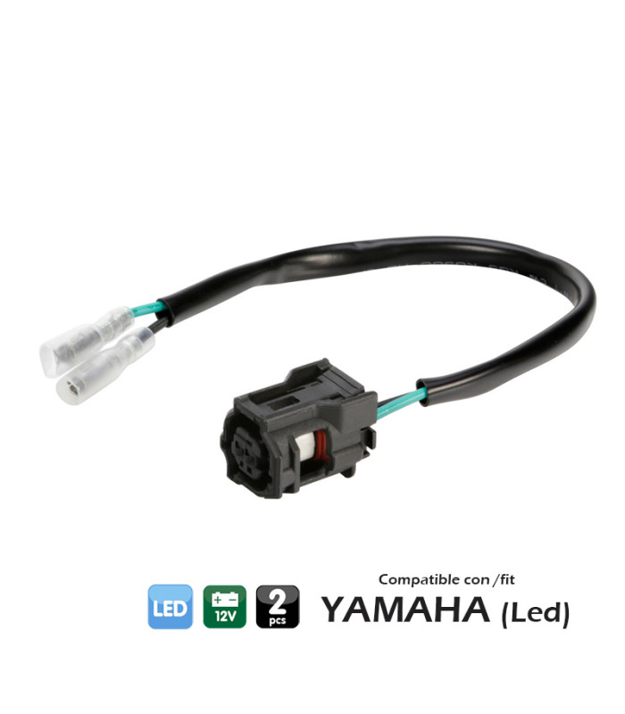 CONECTORES PARA INTERMITENTES LAMPA (2 UDS) COMPATIBLE PARA YAMAHA (LED)